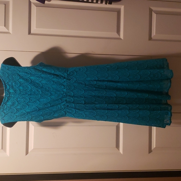 Sharagano junior pull over midi dress - Picture 2 of 7